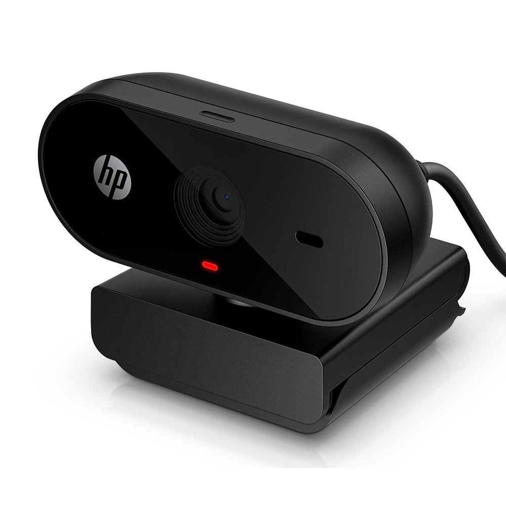 Webcam HP 320 FHD, 5MP, USB-A, Preto - 53X26AA#ABL - view 2