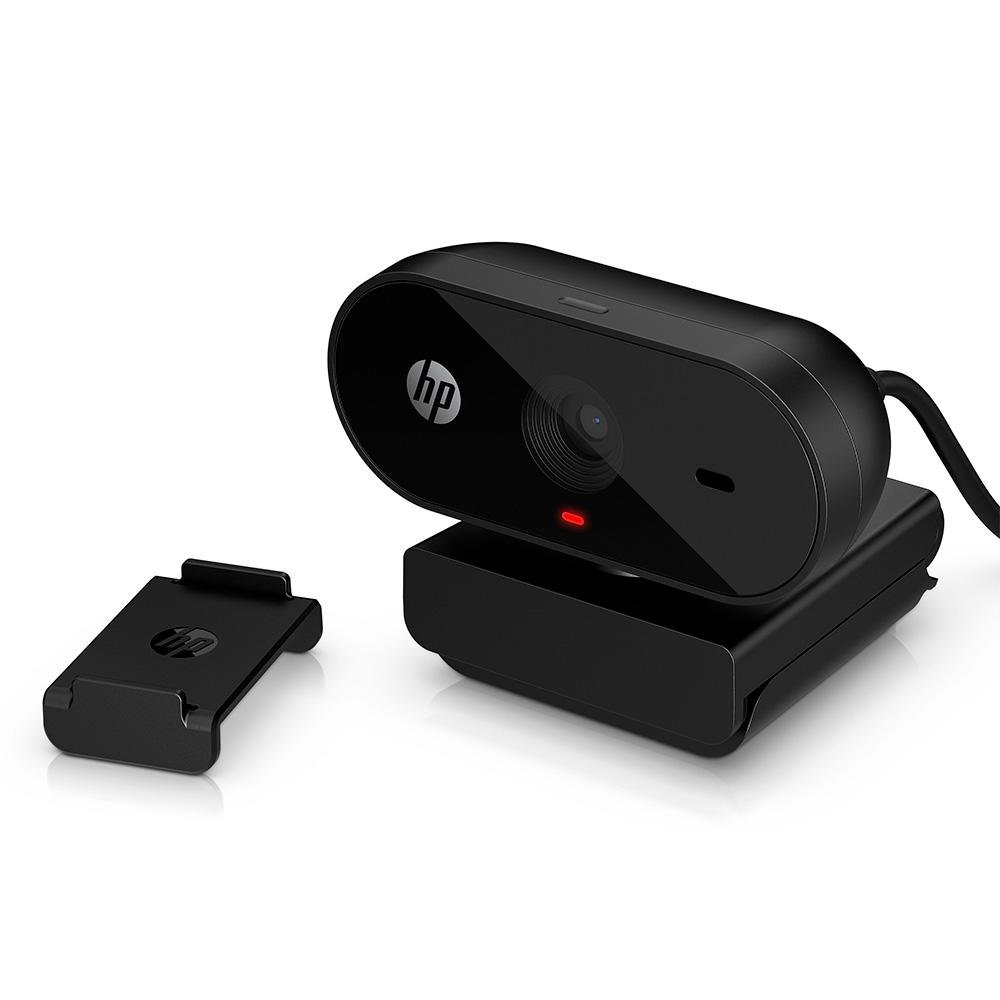 Webcam HP 320 FHD, 5MP, USB-A, Preto - 53X26AA#ABL - view 3