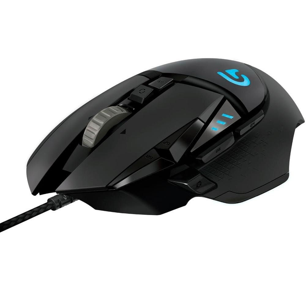 Imagem 11 de 12 do produto Mouse Gamer Logitech G502 Proteus Spectrum, RGB, 11 Botões, 12000DPI - 910-004616