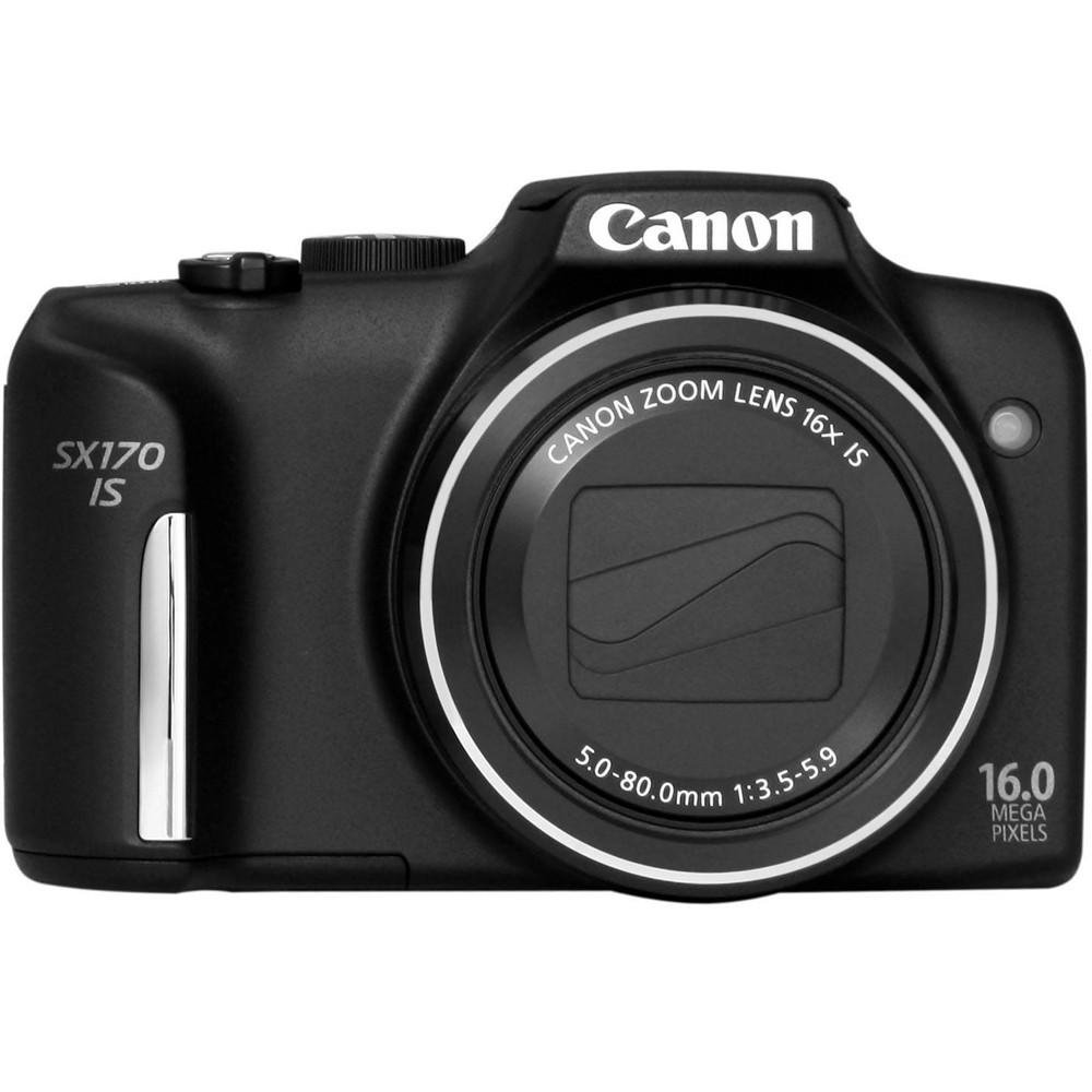Imagem 16 de 19 do produto Câmera Digital Canon PowerShot SX170 IS 16MP, LCD 3´, Filma em HD, Zoom Óptico 16x - Preta