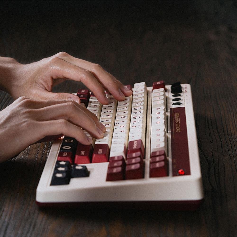 Teclado Mecânico ( Balão.info) Fami Edition, Bluetooth, 2.4G, USB-C, Branco - 85HA01 - foto 7