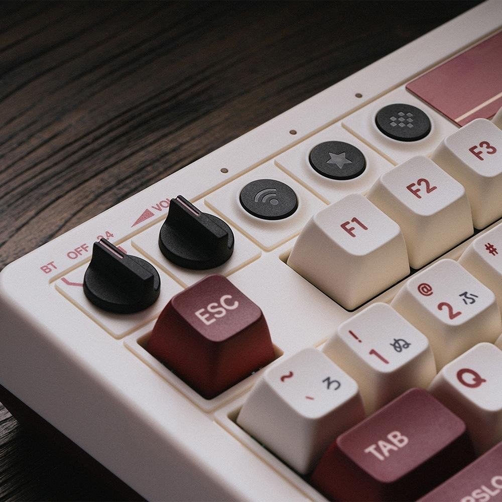 Teclado Mecânico ( Balão.info) Fami Edition, Bluetooth, 2.4G, USB-C, Branco - 85HA01 - foto 8