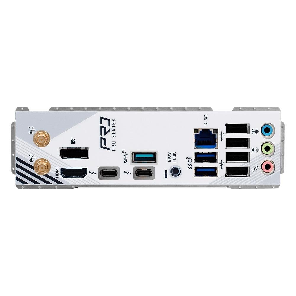 Imagem 5 de 5 do produto Placa-Mãe ASRock Z890 Pro RS, Intel, LGA 1851, ATX, DDR5, WiFi, Branco - 90-MXBP40-A0UAYZ