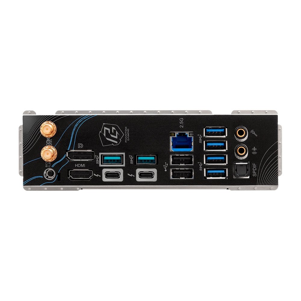 Imagem 5 de 5 do produto Placa-Mãe ASRock Z890M Riptide, Intel, LGA 1851, Micro ATX, WiFi, DDR5, Preto - 90-MXBPJ