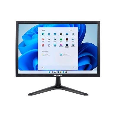"Monitor C3Tech 19"", HD, 60Hz, IPS, HDMI e VGA, Preto - MR-19"