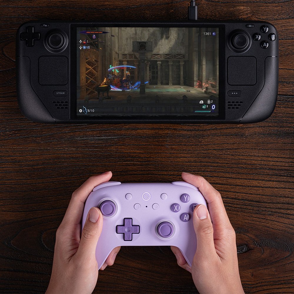 Imagem 7 de 9 do produto Controle Wireless 8BitDo Ultimate 2C, Roxo - 81HD01