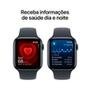 Apple Watch SE GPS, Caixa Meia-Noite de Alumínio de 44 mm, Pulseira Esportiva Meia-Noite, Tamanho M/G - MXEK3BE/A