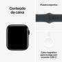 Apple Watch SE GPS, Caixa Meia-Noite de Alumínio de 44 mm, Pulseira Esportiva Meia-Noite, Tamanho M/G - MXEK3BE/A
