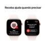 Apple Watch Series 10 GPS + Cellular, Caixa Cor de Ouro Rosa de Alumínio de 46 mm, Pulseira Esportiva Blush-Clara, Tamanho P/M - MWY63AM/A