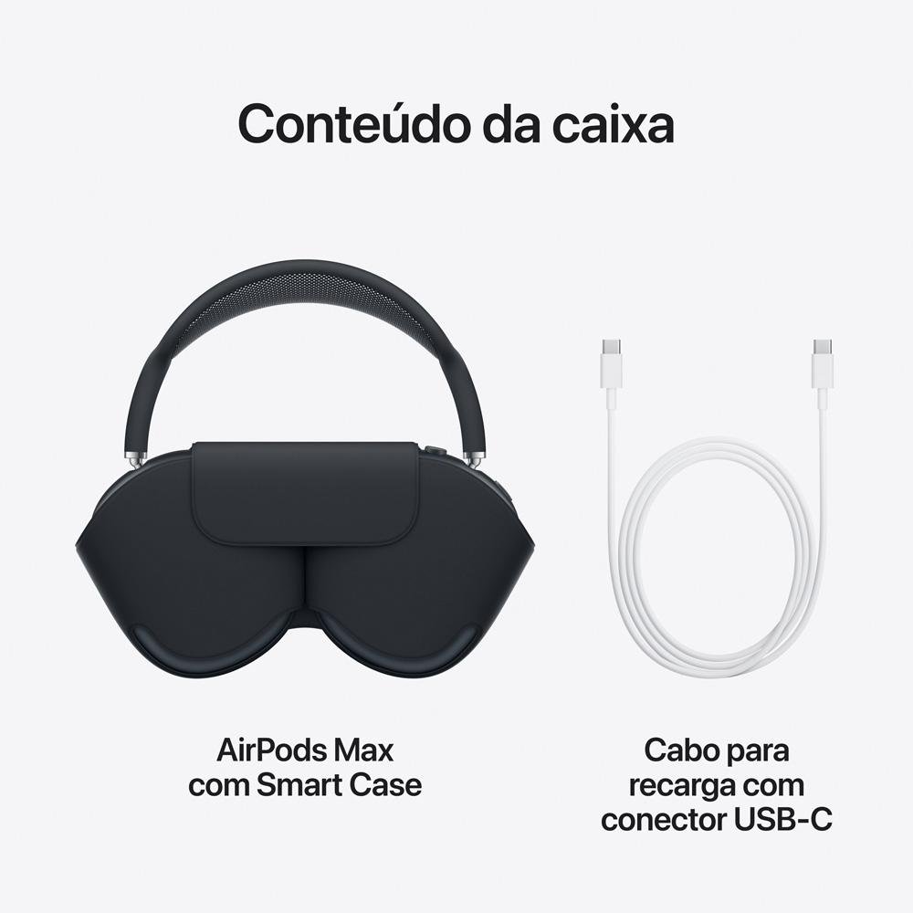 AirPods Max Apple com Conector USB-C, Bluetooth, Azul - MWW63BE/A - view 9