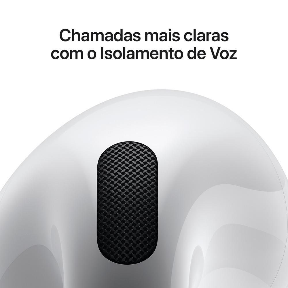 AirPods 4 Apple Branco | KaBuM!