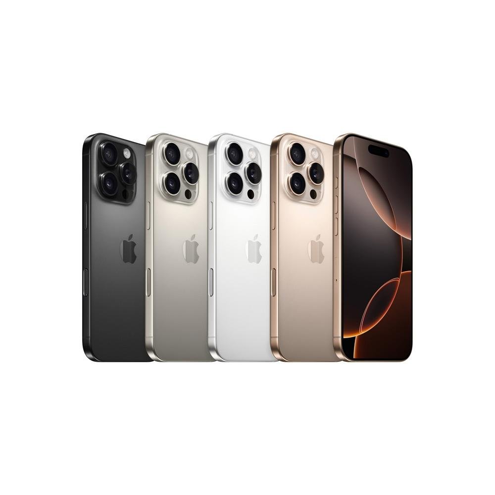 iPhone 16 Pro Max Apple 1TB, Câmera Tripla de 48MP, Tela 6,9", Titânio Branco iPhone 16 Pro Max Apple 1TB, Câmera Tripla de 48MP, Tela 6,9", Titânio Branco