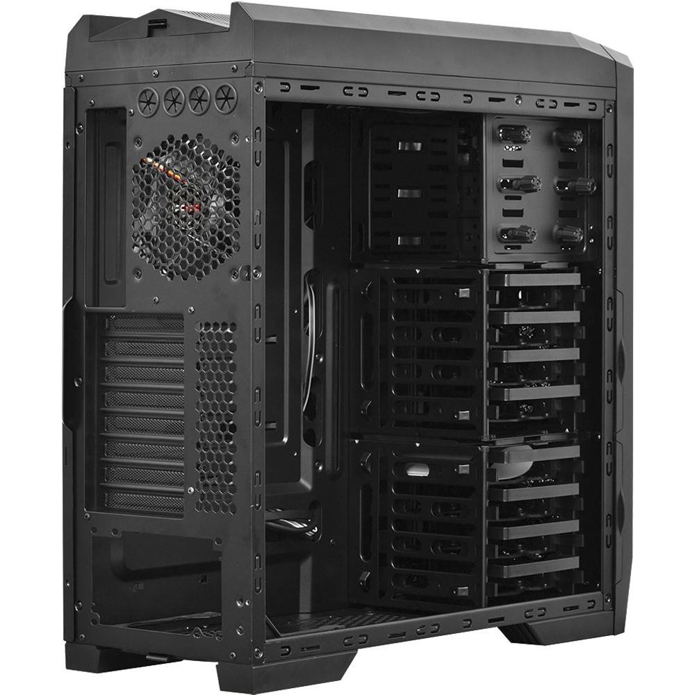 Gabinete Gamer PCYES full-tower Dragon com 3 fans LED Azul Lateral em acrílico – DRAGONPTOAZ3FCA