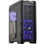 Gabinete Gamer PCYES full-tower Dragon com 3 fans LED Azul Lateral em acrílico – DRAGONPTOAZ3FCA