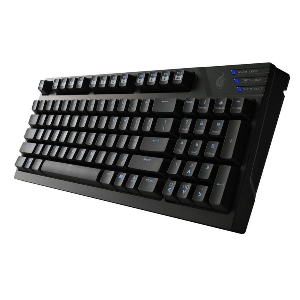 Teclado Gamer CoolerMaster - Quick Fire TK Mecânico Switch e LED Azul SGK-4020-GKCL1-BR