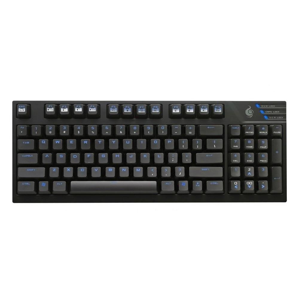 Teclado Gamer CoolerMaster - Quick Fire TK Mecânico Switch e LED Azul SGK-4020-GKCL1-BR