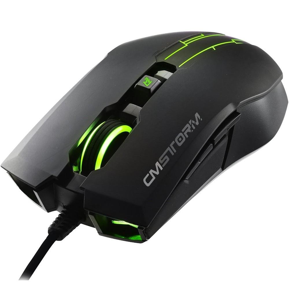 Teclado e Mouse Gamer CoolerMaster 2000DPI Devastator Com Led Verde SGB-3012-KKMF1-BR