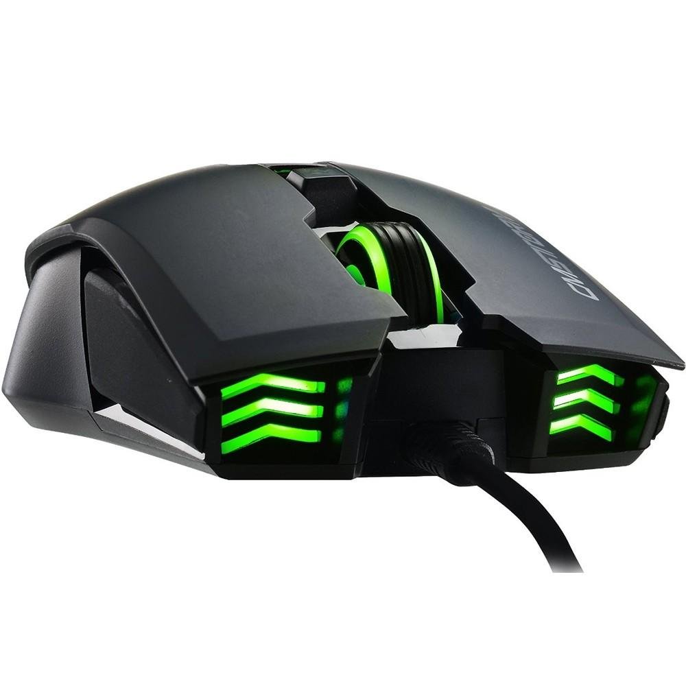 Imagem 9 de 9 do produto Teclado e Mouse Gamer CoolerMaster 2000DPI Devastator Com Led Verde SGB-3012-KKMF1-BR