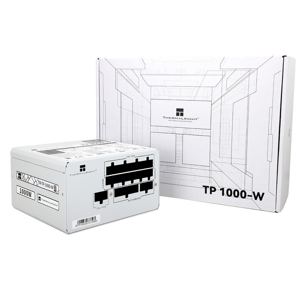 Fonte Thermalright, 1000W, 80 Plus Platinum, Modular, Branco - TP-1000-W