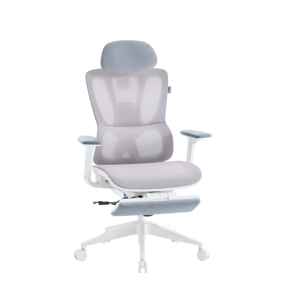Cadeira de Escritório Ergonômica Presidente XT Racer Office X-Ultra, Cinza e Branca - XTO-110 - view 2
