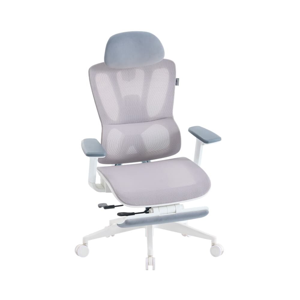 Cadeira de Escritório Ergonômica Presidente XT Racer Office X-Ultra, Cinza e Branca - XTO-110 - view 3