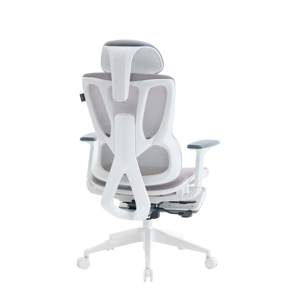 Cadeira de Escritório Ergonômica Presidente XT Racer Office X-Ultra, Cinza e Branca - XTO-110 - view 6