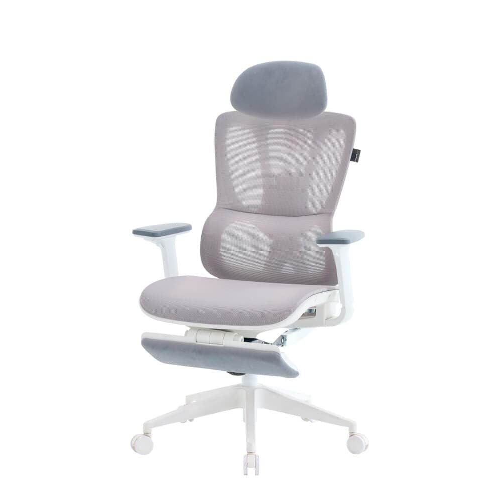 Cadeira de Escritório Ergonômica Presidente XT Racer Office X-Ultra, Cinza e Branca - XTO-110 - view 8