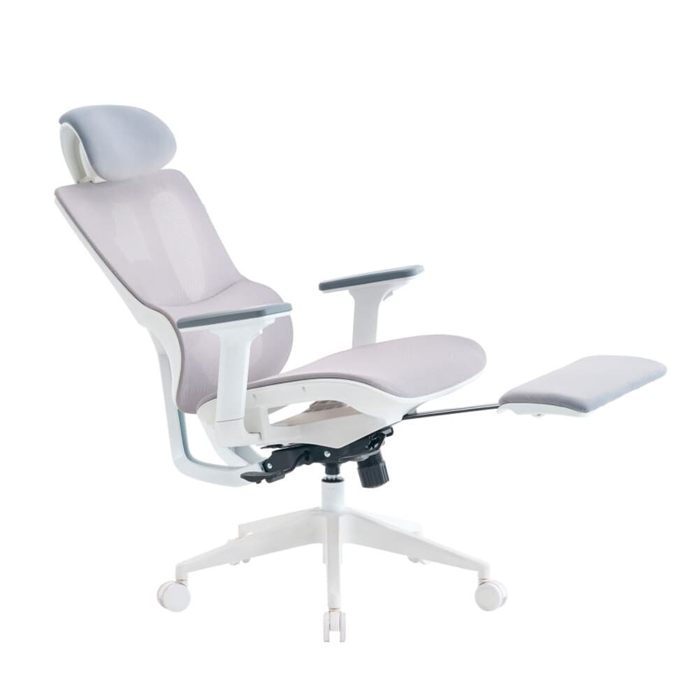 Cadeira de Escritório Ergonômica Presidente XT Racer Office X-Ultra, Cinza e Branca - XTO-110 - view 9