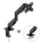 Suporte para Monitor Articulado Até 32" Evolut, VESA, até 9kg, com Regulagem Spring, Preto - ESS-10