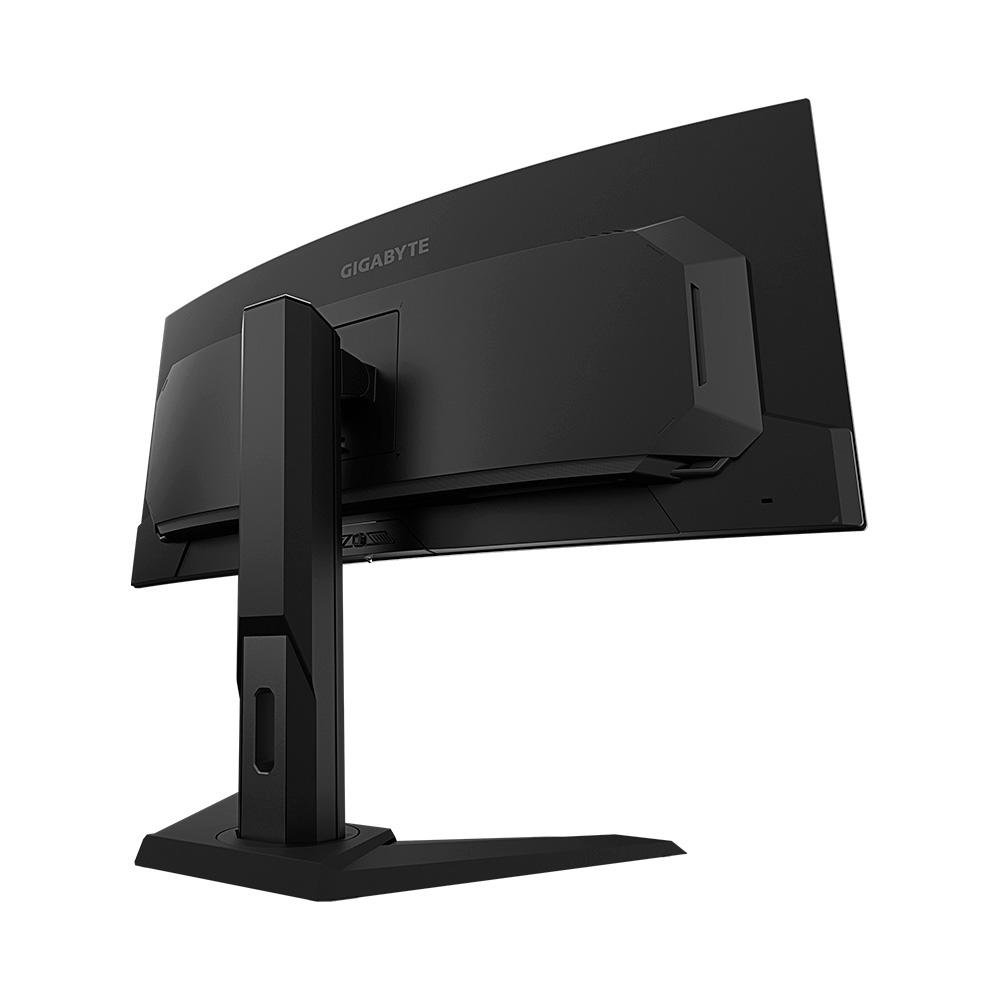 Imagem 6 de 8 do produto Monitor Gamer Curvo Gigabyte QD-OLED 34", QHD, 175Hz, 0.03ms, FreeSync Premium Pro, HDR 400, USB-C, Altura Ajustável, Som Integrado - MO34WQC-SA