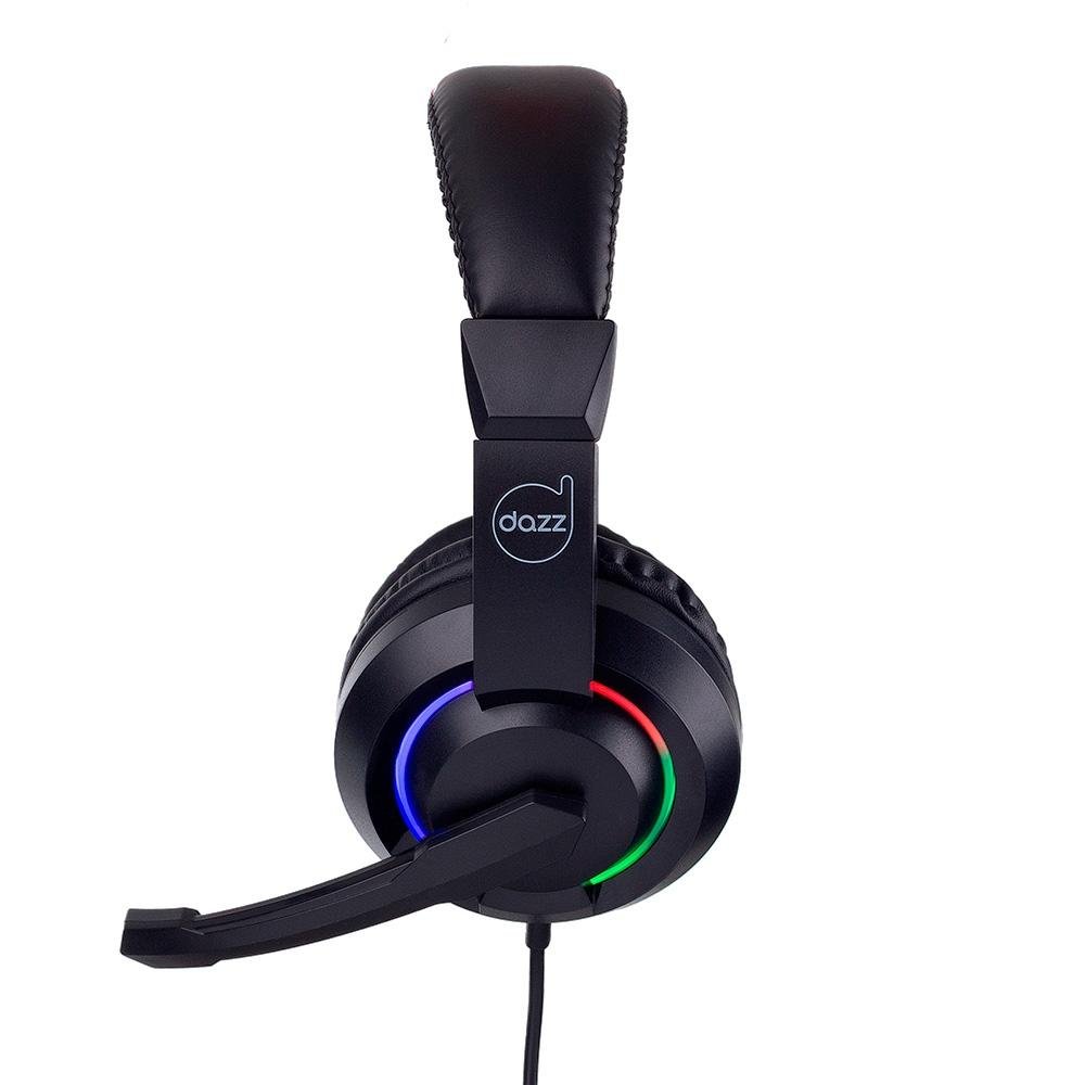 Headset Gamer Dazz Diamond 7.1, USB Tipo-C, Para PC, PS3, PS4, PS5 e Mobile, Preto - ( Balão.info - foto 3