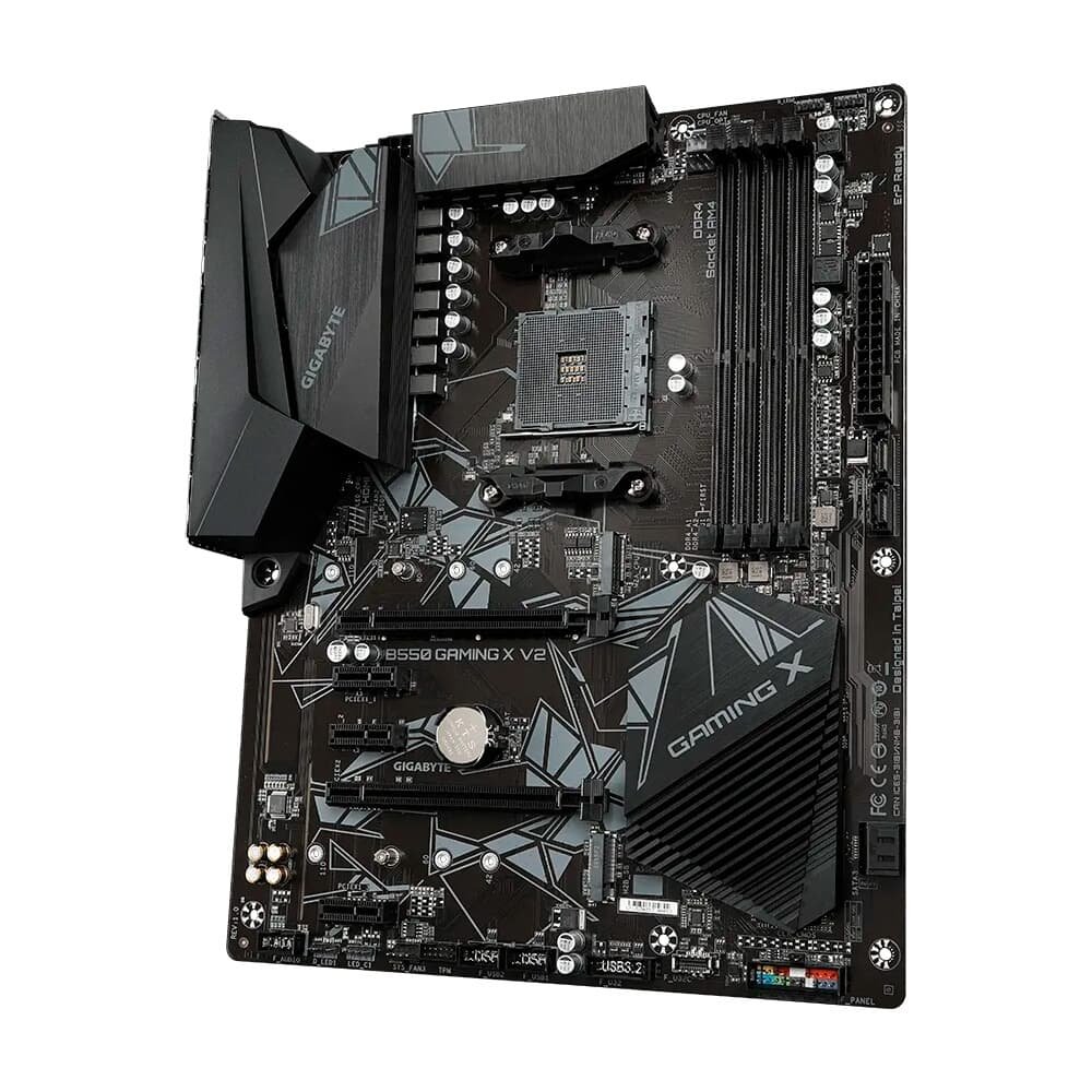 Placa-Mãe Gigabyte B550 Gaming X V2, AMD AM4, ATX, DDR4, RGB - 9MB55GMX2-00-10 - view 2