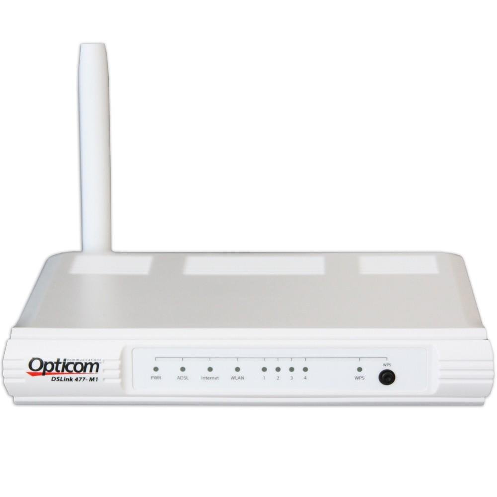 Imagem 2 de 4 do produto Modem e Roteador Wireless Opticom 150Mbps DSLink 477-M1