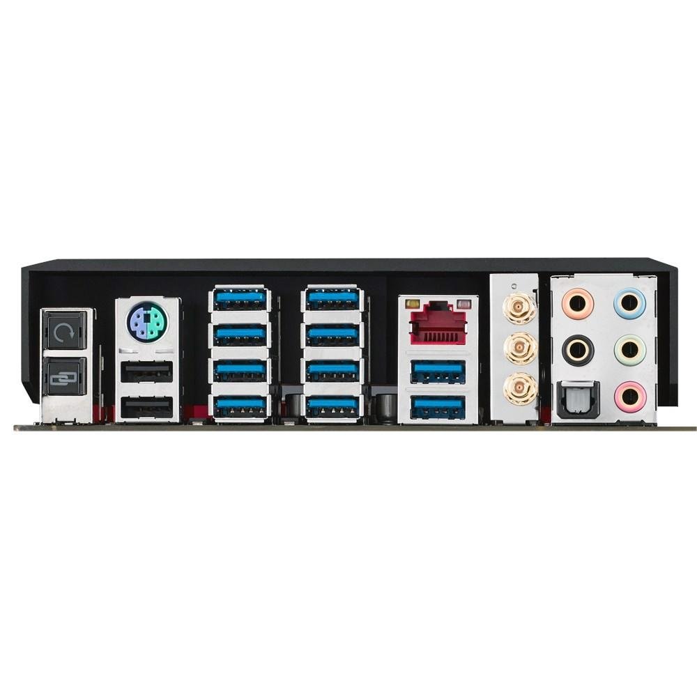 Imagem 3 de 11 do produto Placa-Mãe ASUS p/ Intel LGA 2011 eATX RAMPAGE V EXTREME 8xDDR4, Wi-Fi AC, M.2 x4, SATA Express, SupremeFX, SATA Express, SLI/CFX