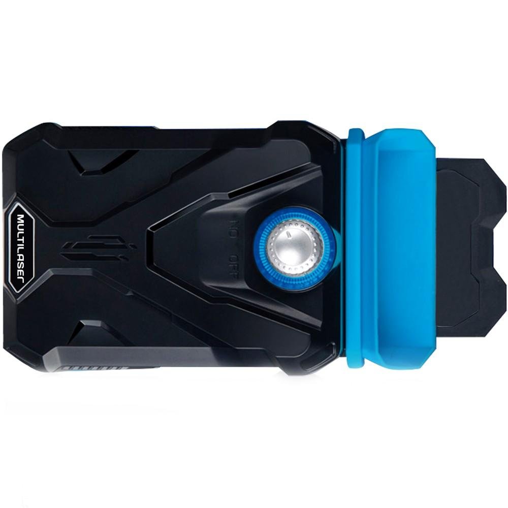 Cooler Gamer Warrior Heat Extractor para Notebook, Até 17", Preto e Azul - AC268 Cooler Gamer Warrior Heat Extractor para Notebook, Até 17", Preto e Azul - AC268