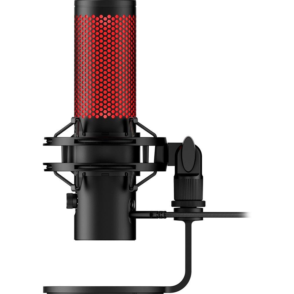 Microfone HyperX QuadCast 2, Compatível com PC, Mac e Consoles, Cardioide, Led Vermelho, Preto - 872V1AA - view 3