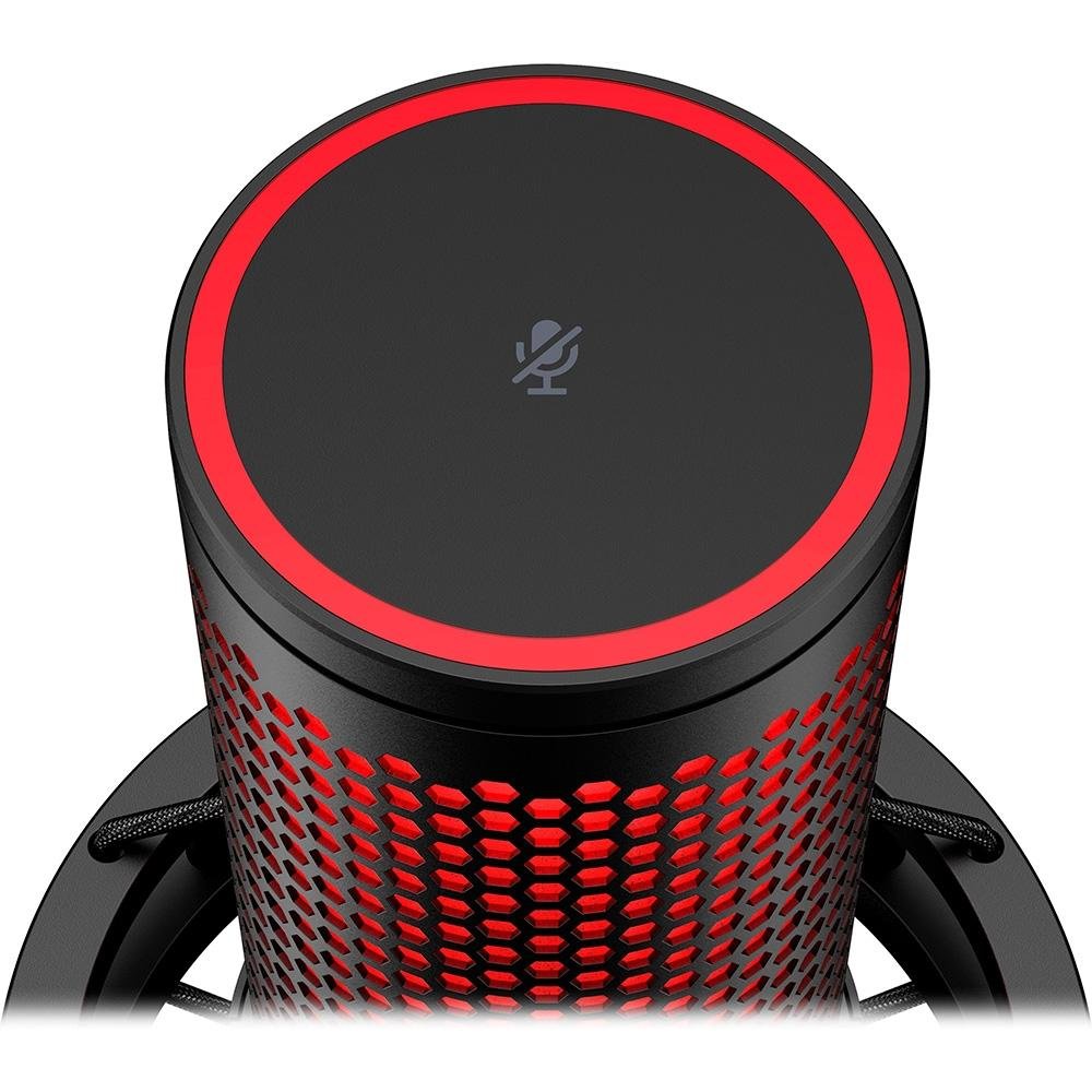 Microfone HyperX QuadCast 2, Compatível com PC, Mac e Consoles, Cardioide, Led Vermelho, Preto - 872V1AA - view 5
