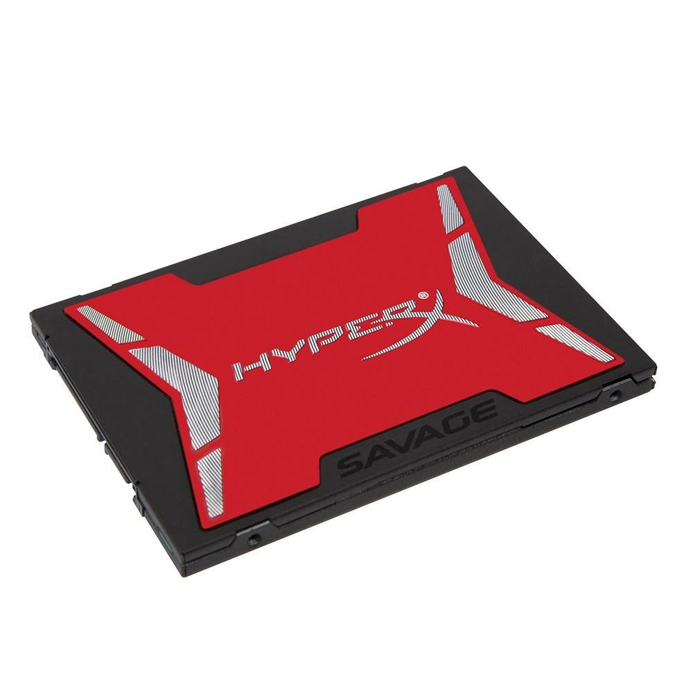Imagem 2 de 4 do produto SSD Kingston HyperX Savage 120GB SATA III 6Gb/s Leituras: 560MB/s e Gravações: 360MB/s - SHSS37A/120G