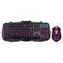 Kit Teclado e Mouse Gamer Multi Lightning ABNT2 Preto com LED - TC195