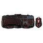 Kit Teclado e Mouse Gamer Multi Lightning ABNT2 Preto com LED - TC195