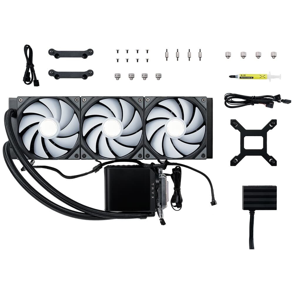 Water cooler Tryx Panorama AIO, ARGB, 360mm, Preto - L-P360A-AS3M-G1K 9