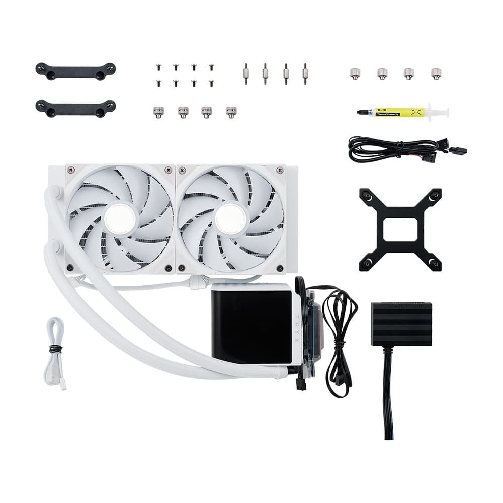 Imagem 5 de 5 do produto Water cooler Tryx Panorama AIO, ARGB, 240mm, Branco - L-P240A-AS2M-G0W