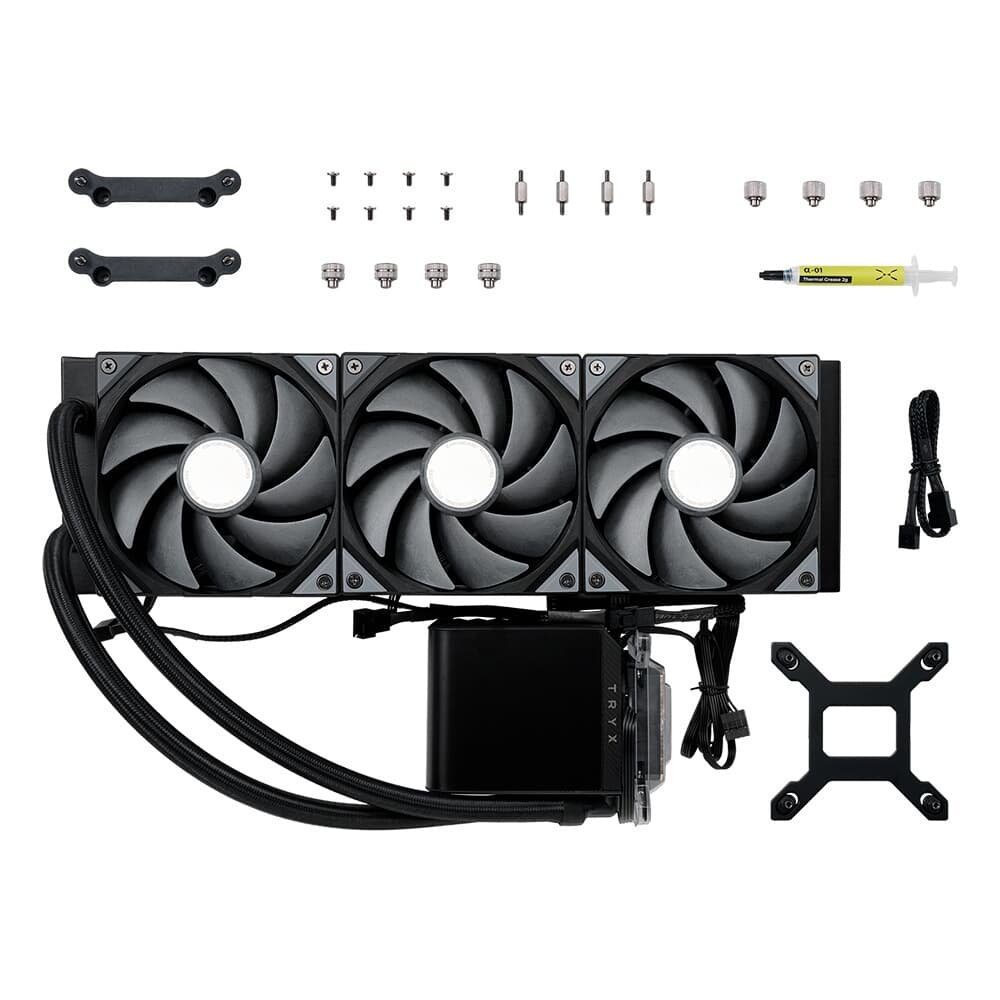 Imagem 5 de 5 do produto Water cooler Tryx Panorama AIO, 360mm, Preto - L-P360N-DS3M-G1K