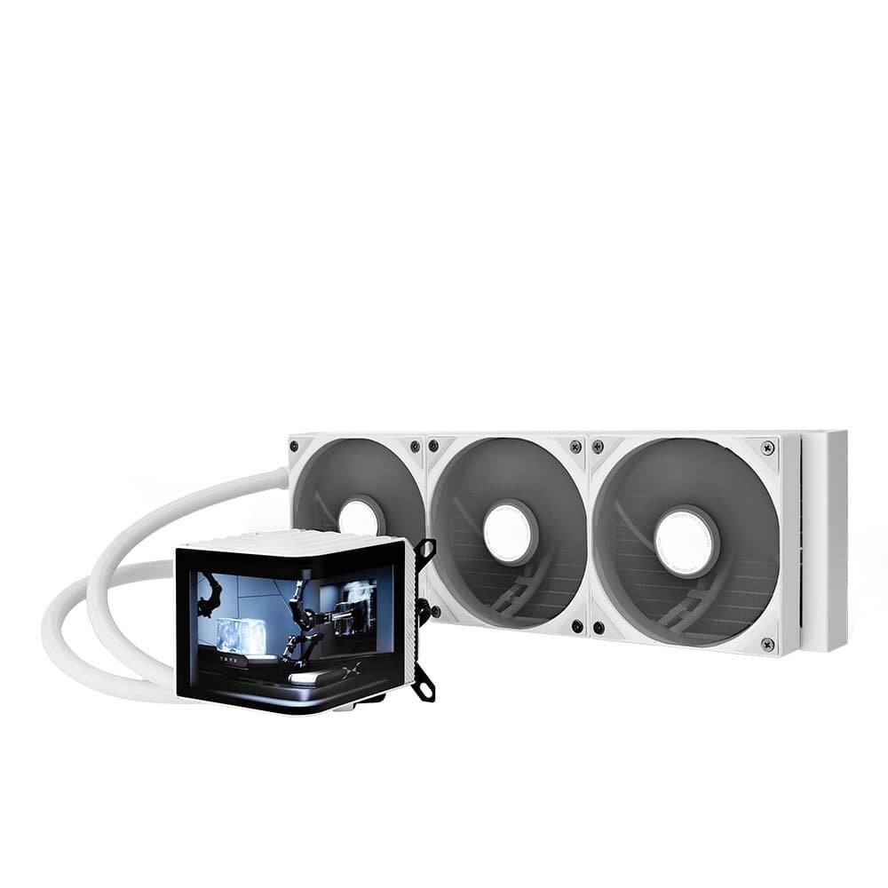 Water cooler Tryx Panorama AIO, 360mm, Branco - L-P360N-DS3M-G0W