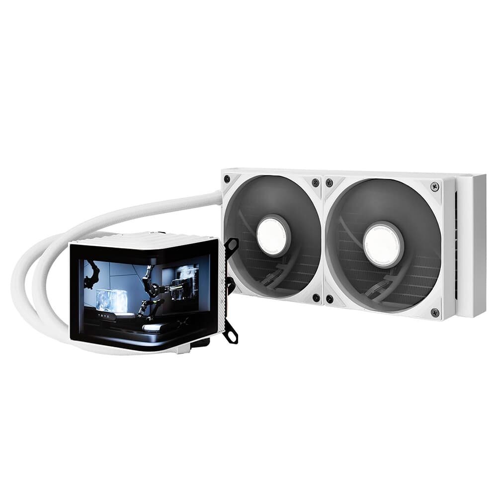Water cooler Tryx Panorama AIO, 240mm, Branco - L-P240N-DS2M-G0W