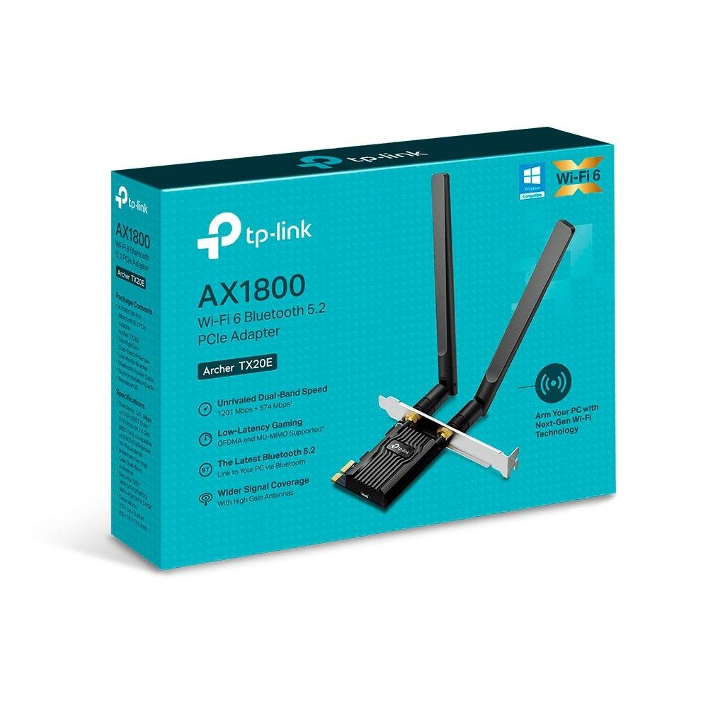 Adaptador de Rede Tp-link Archer TX20E, Sem Fio, 1201Mbps, 2 Antenas, Preto - TPN0387 - view 2