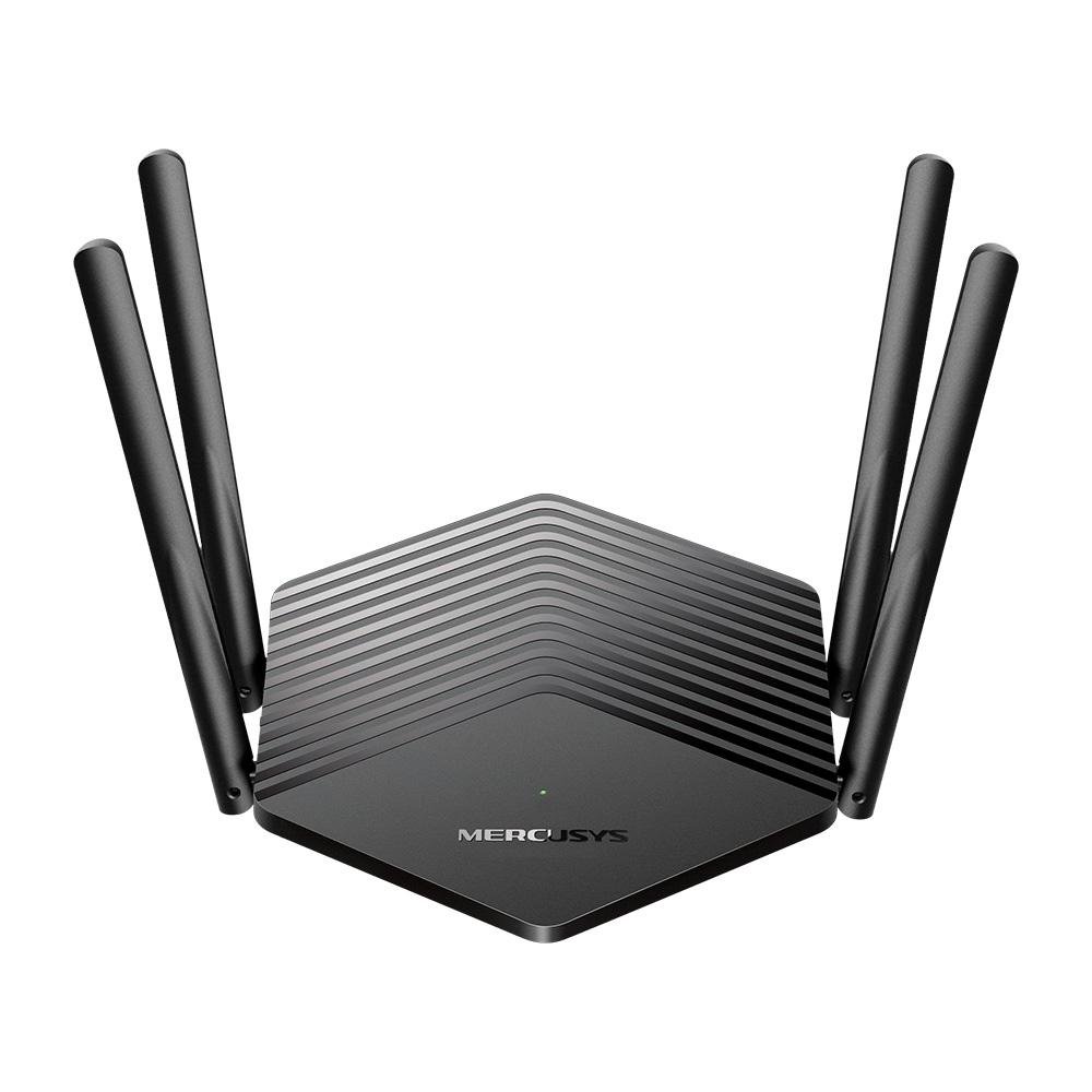 Roteador Mercusys Mr80x Wi-fi 6 Ax3000 Gigabit Dual Band, Preto - MR80XV4