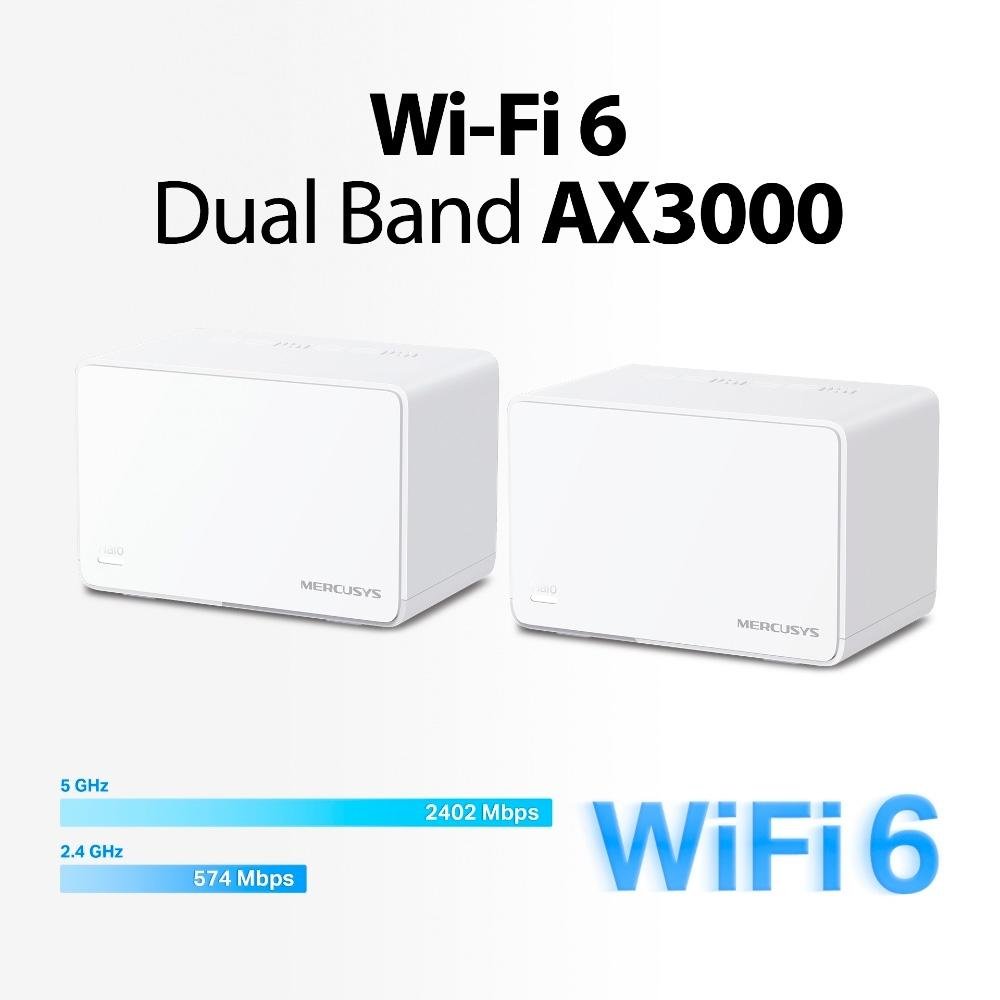 Roteador Mesh Wi-fi 6 Gigabit Tp-link, Dual-Band AX3000, Branco - Halo H80X - view 7