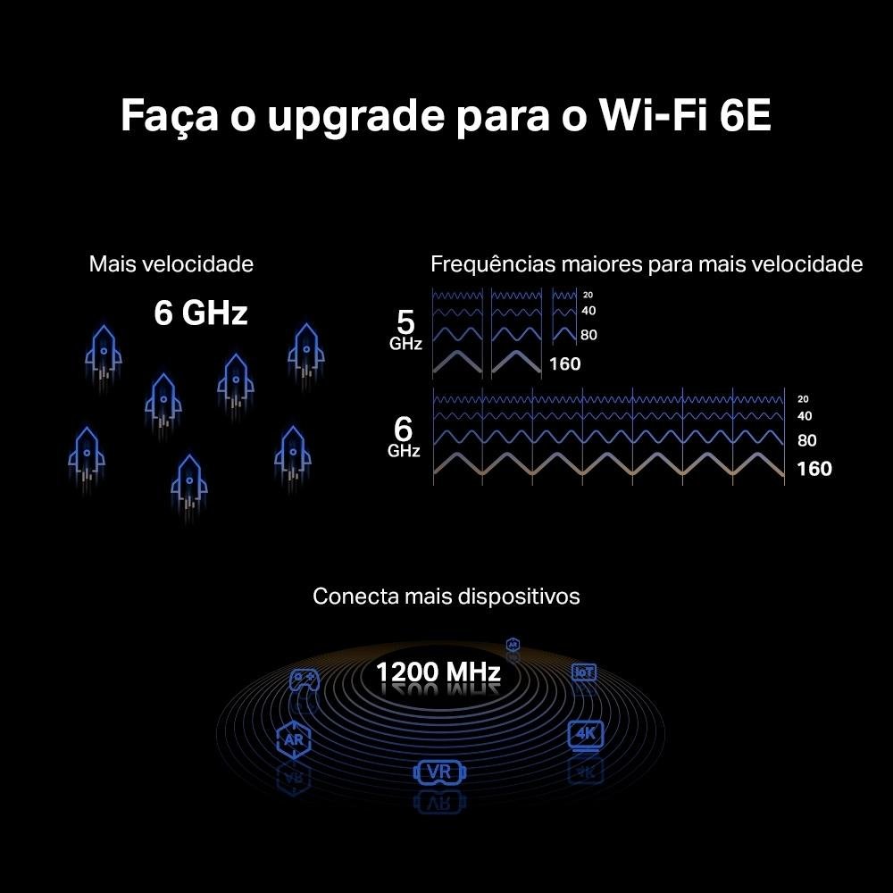Adaptador Wifi 6 Mercusys PCIe AXE5400, Bluetooth 5.2, Preto - MA86XE(UN) - view 4