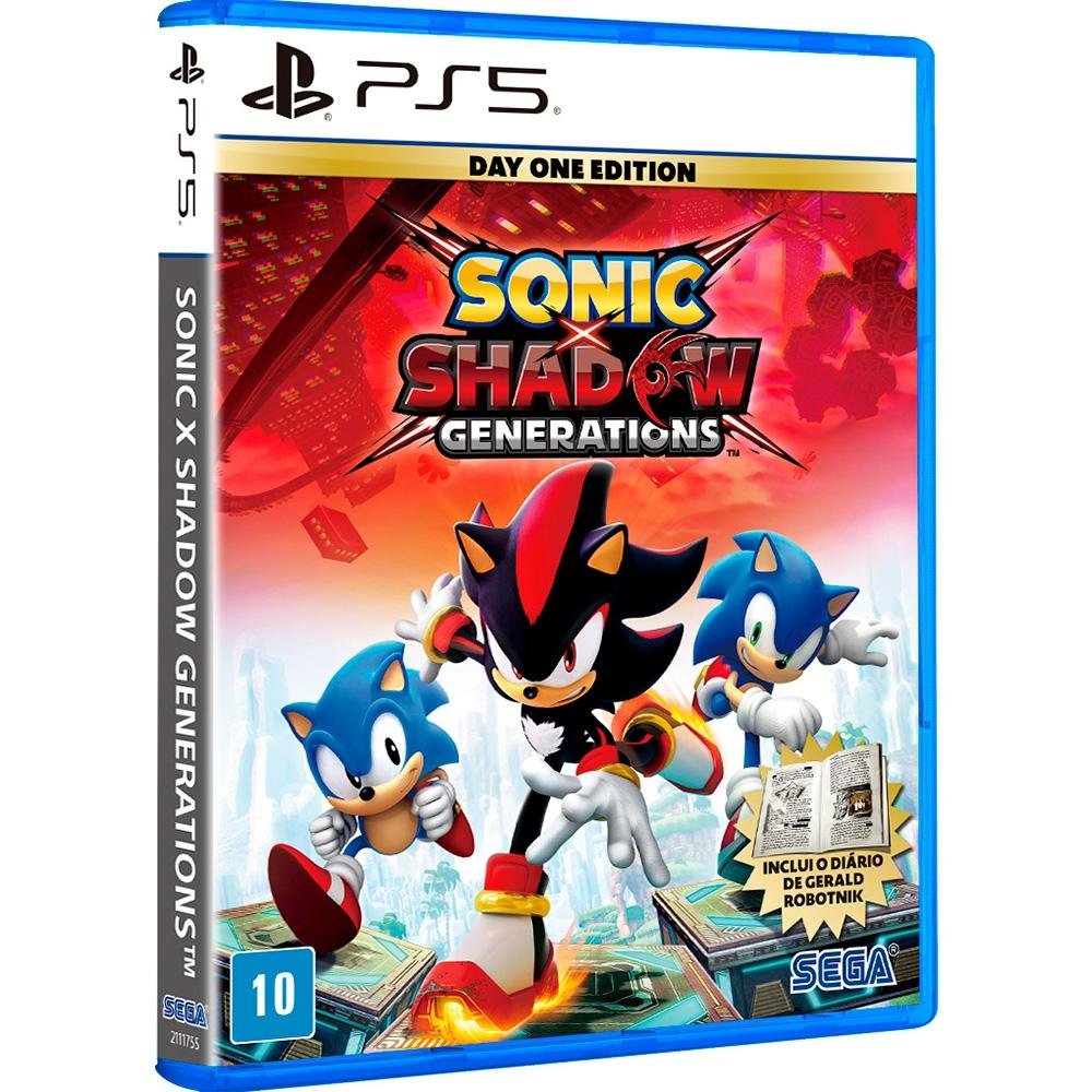 Jogo Sonic X Shadow Generations, PS5 - SG000085PS5 Jogo Sonic X Shadow Generations, PS5 - SG000085PS5